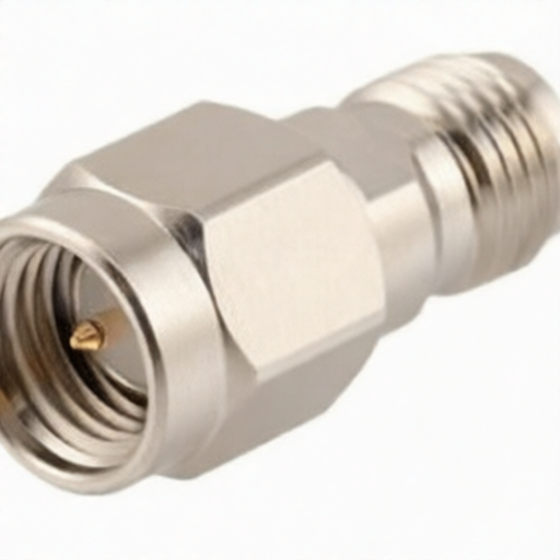 L com LCAD30031 RF Coaxial Adapter Featuring SMA Male to RP SMA Female Connectors for Signal Integrity