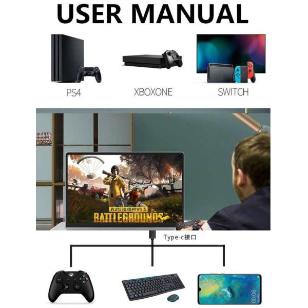 15.6Inch 4k Touchscreen Portable Monitor / Uhd Touchscreen Monitor For PS4 Switch