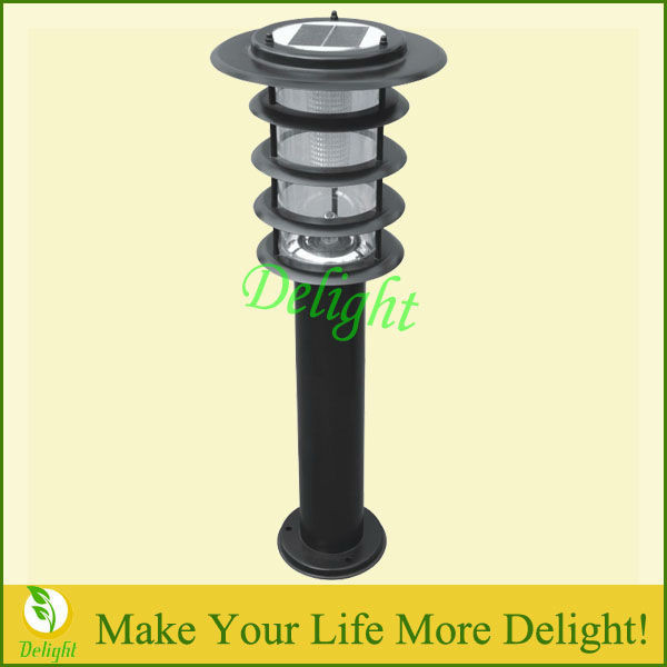 Solar Led Garden Pillar Light (DL-SL319-BK)