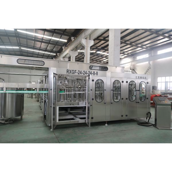 Alcohol / Whiskey Liquid Filling Machine , Carbonated Beverage Filling Machine
