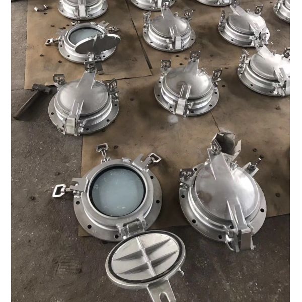 Boat Watertight Yatch Aluminum Hatch Cover Flush Type 6mm Cover Thickness