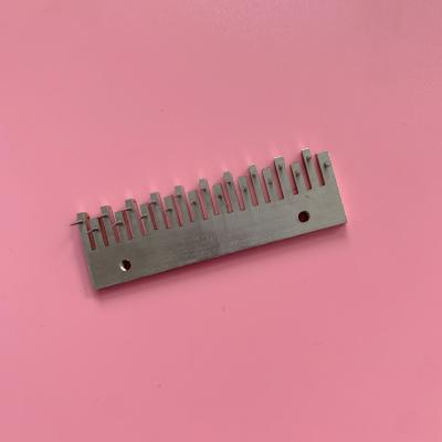 Stenter Machine Spares Pin Plate Krantz Finishing Machine Parts Needle Plate Copper 20 pins