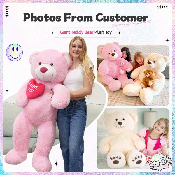 MorisMos Purple 40in Giant Shark Plush Pillow Soft Cotton Kids' Stuffed Animal Toy with PP Filling Cute Chubby Shark