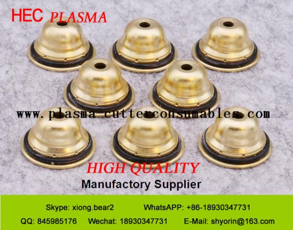 Materiais de consumo do cortador do plasma/tampão 969-95-24950 do protetor bocal de KOMATSU 1.6mm