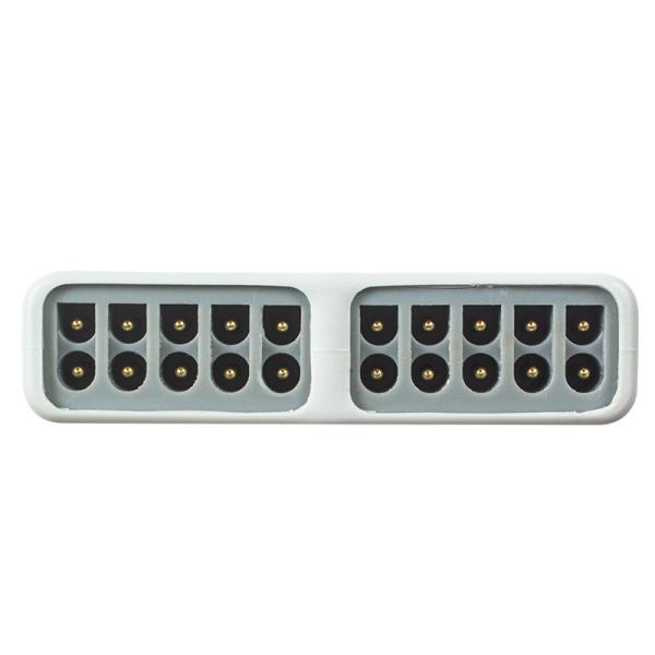 OD6mm 2.2M EKG Trunk Cable Compatible with Mortara Burdick 1600 300 3100 400 6100 800