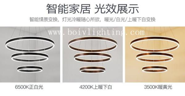 Many  Round Simple Hanging Lamp Fof Pendant Llightings  White Or  Wood Color