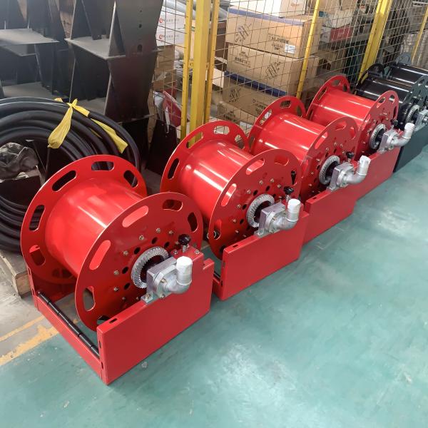 Rugged 1.5 Inch Hose Reel Frame for Fuel Trucks 30 Meter Hose