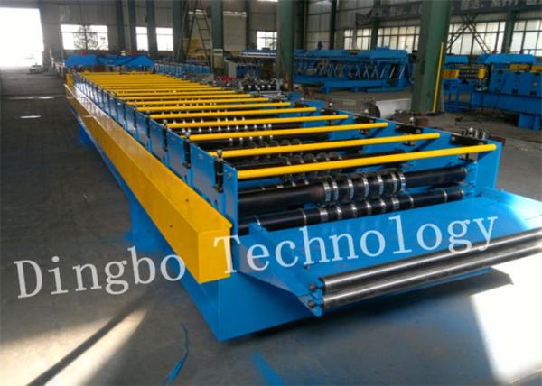 Roof Tile Corrugated Roll Forming Machine Color Steel Plate , 380V 50Hz