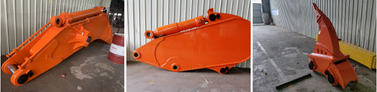 Excavator Rock Boom & Arm with Ripper for Sale for Heavy Machinery SY550 EC480 ZX470 Excavators