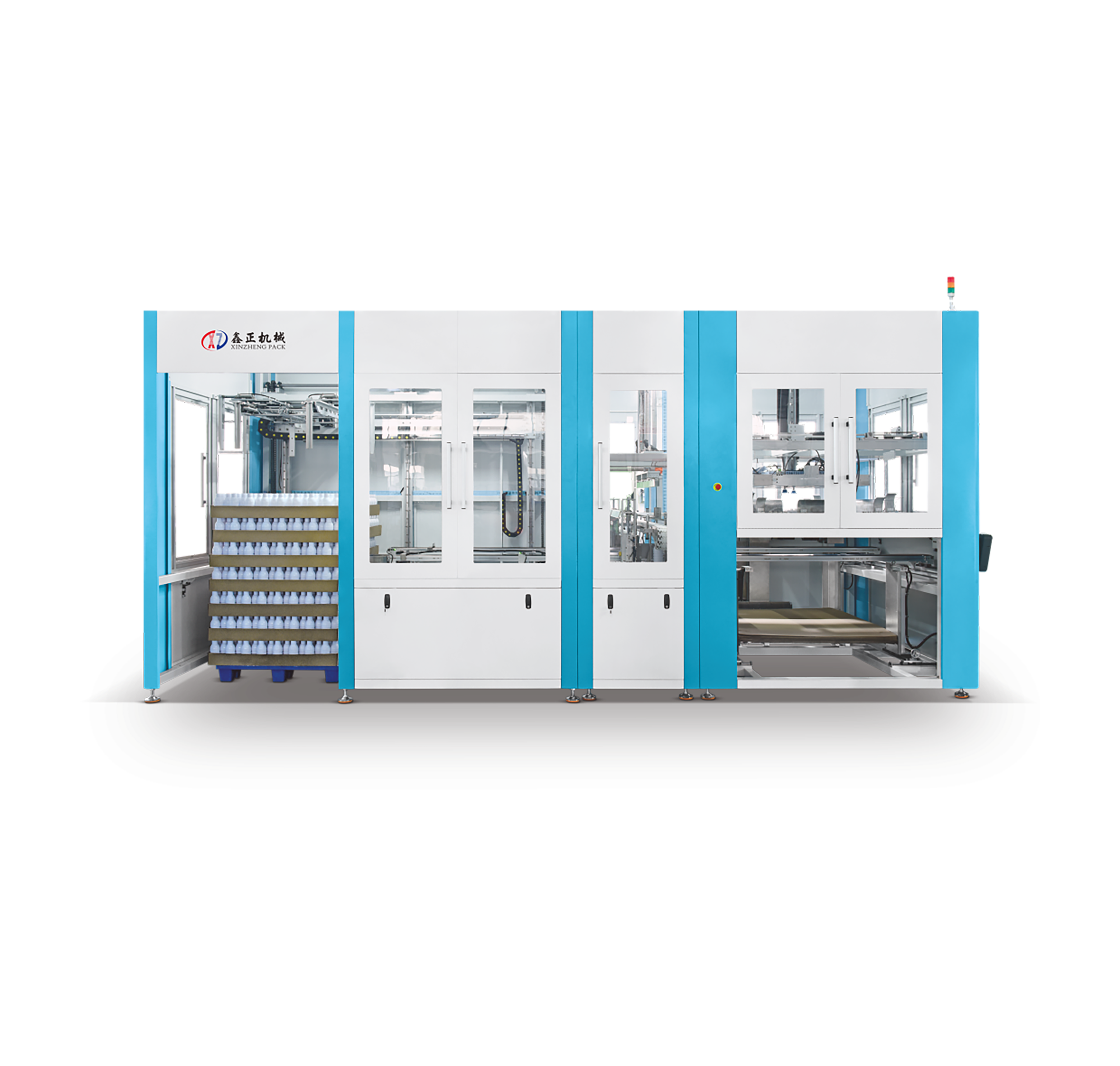 Automatic Stacker Paper Tray Collecting Machine Controlled By 20 Axis Bus Servo Motor