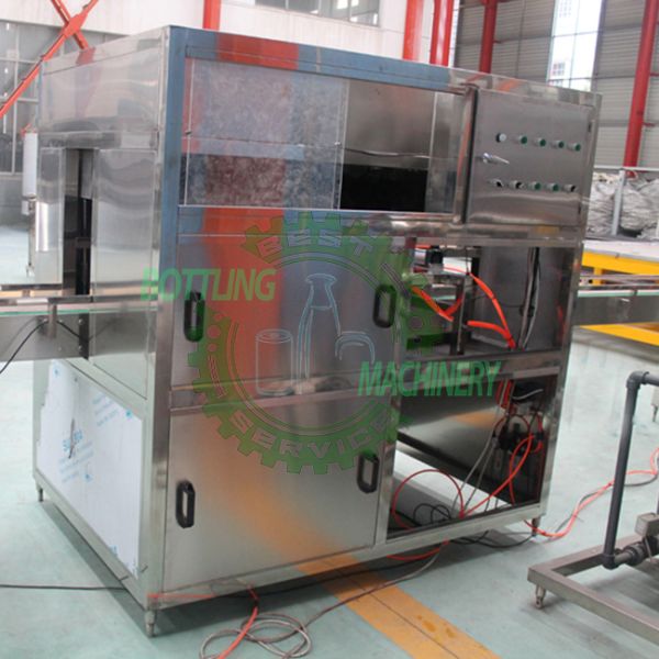 450BPH PLC Control 3 Rows Rinsing 5 Gallon Water Bottling Machine