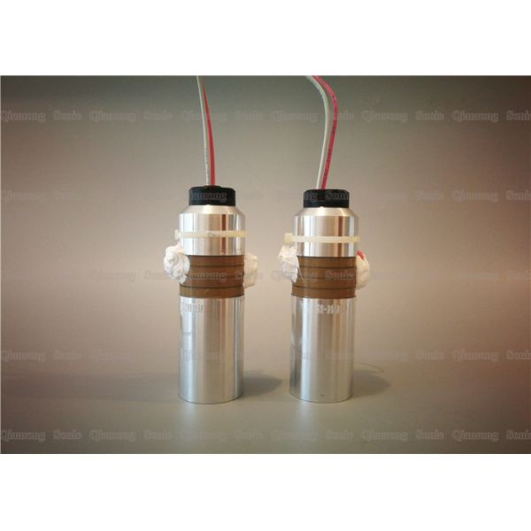 38mm Diameter Ceramics Ultrasonic Transducer 20khz For Medical Cloth Making