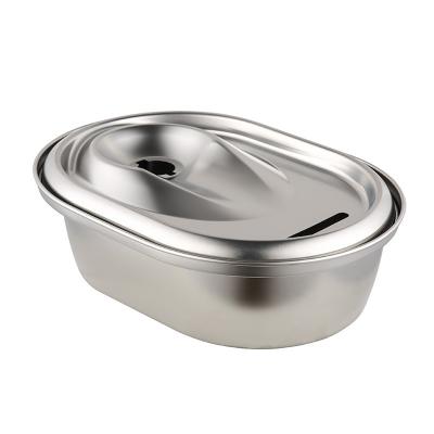 Dispensador automático de agua de acero inoxidable para mascotas