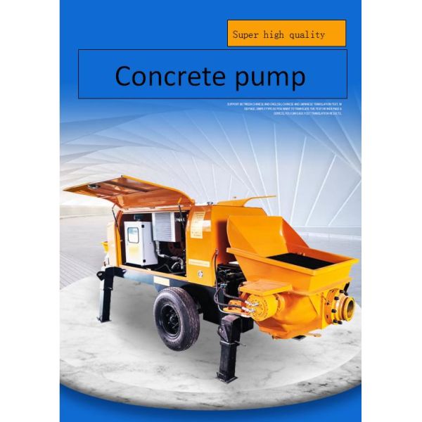 Max. Horizontal Conveying Distance 20-250M Mini Concrete Pump Truck for Construction