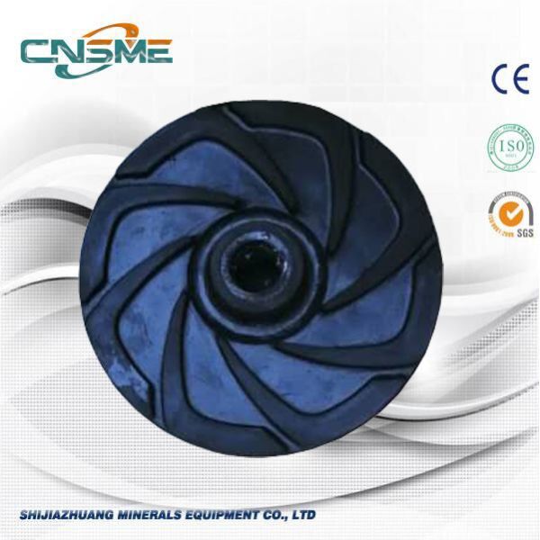High Efficiency Rubber Impellers And Rubber Liners For 3 / 2 C R Rubber Lined Slurry Pumps