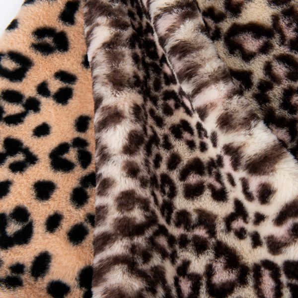 Plush Faux Rabbit Fur Fabric For Coat Scarf Shoes Bag Blanket In Popular Zebra Print