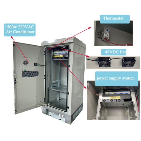Шкаф сервера интегрированного металла водоустойчивый