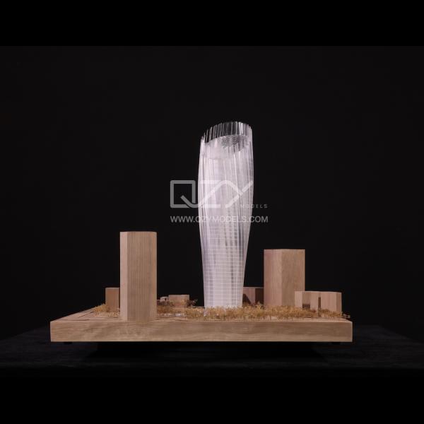 1/100 Berhan Bank Office Building Model