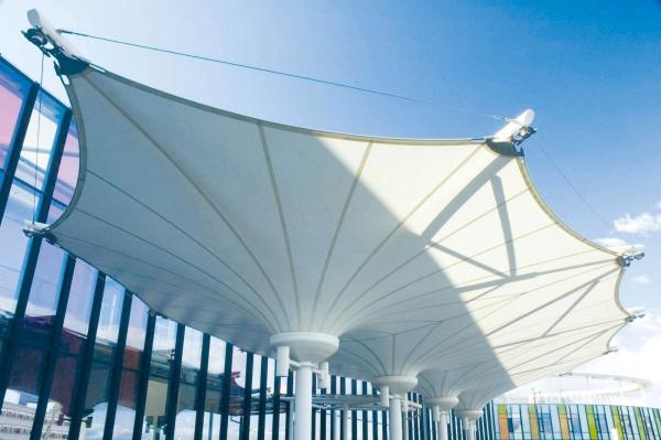 Moderno Design Parque de estacionamento sombreamento dosselos estrutura de membrana tenda para outro estilo de design
