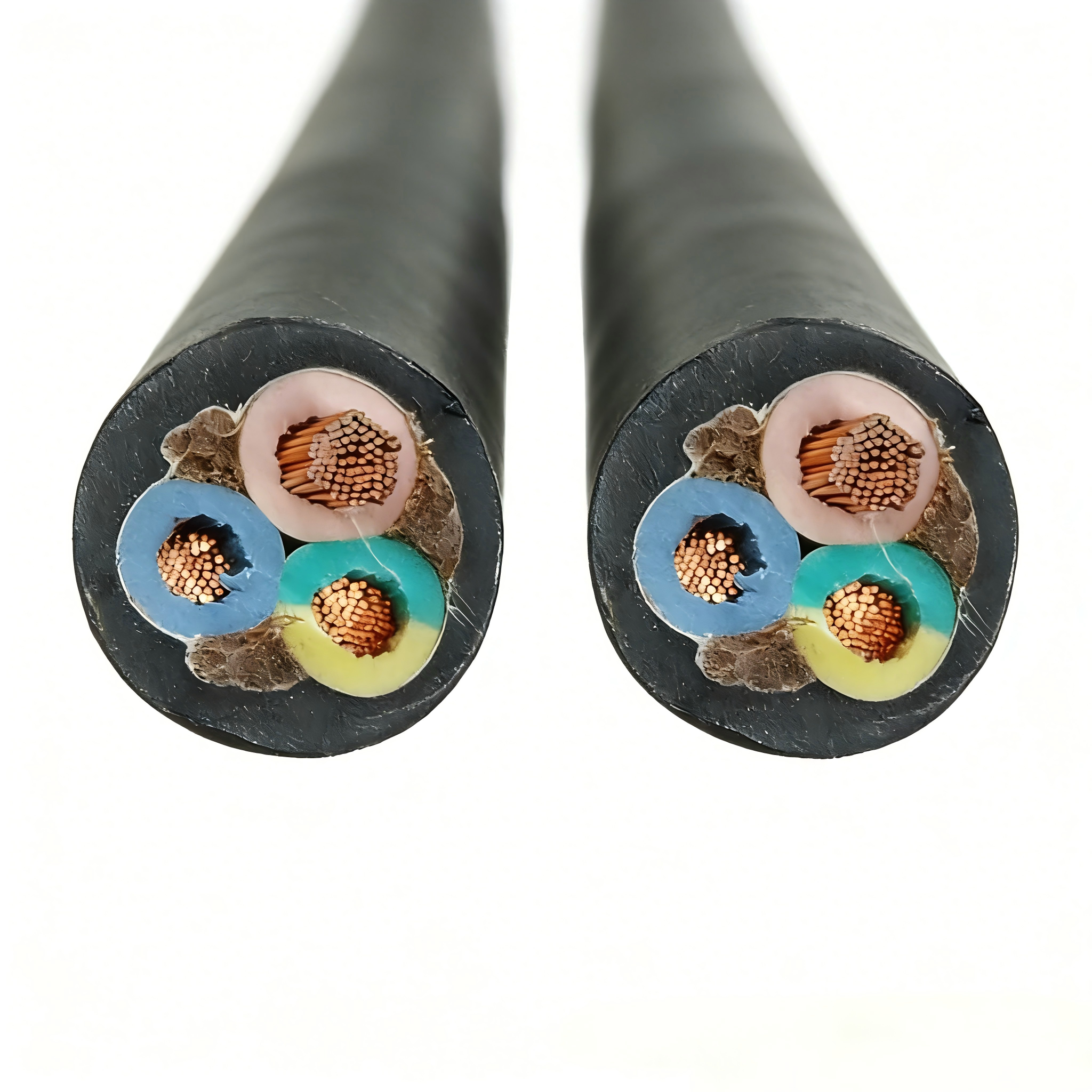450V / 750V EPR Insulation Flexible Rubber Cable With Multi Stranded Bare Copper Conductors