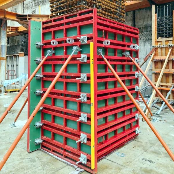 Modular Steel Frame Formwork Flexible Formwork For High Rise Building Core Wall Molding
