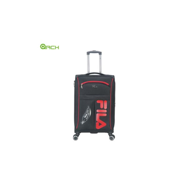 1680d Trolley Case with Two Front Pockets and Spinner Wheels
