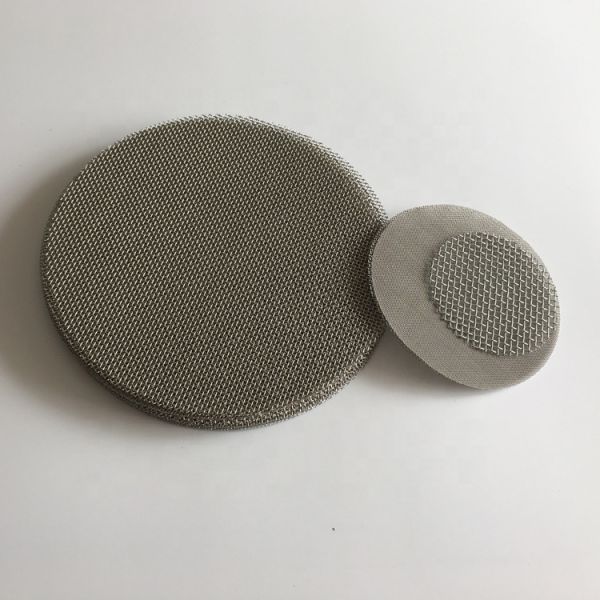 1 10 Micron 316L Stainless Steel Sintered Filter Disc With High Mechanical Strength