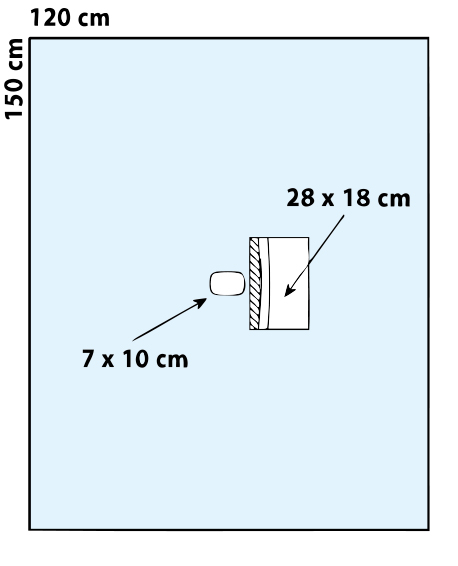 10.SBPP PE SMS SMMS SMMMS Disposable Surgical Drapes For Ophthalmology