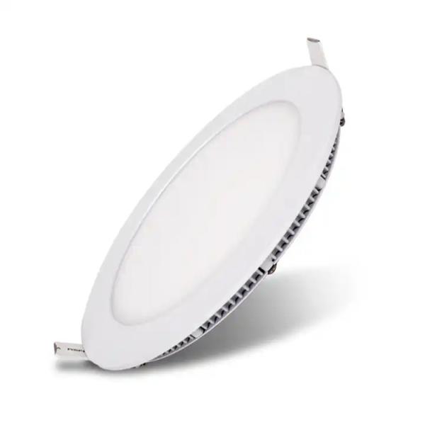 120LM/W LED Ronde Panneau de lumière avec 0-10V Dimmable, couverture en aluminium + PC, 85-300mm de diamètre