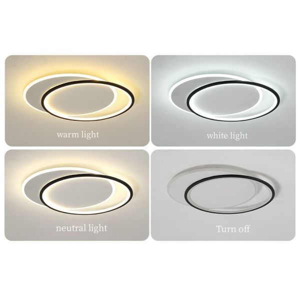 Современный простой циркуляр привел свет живущей комнаты столовой исследования света спальни потолочного освещения светлый