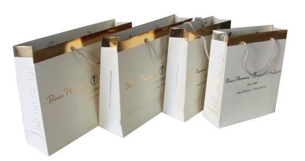 250gsm Matt Coated Paper Carrier Bag Classic High End with Handle