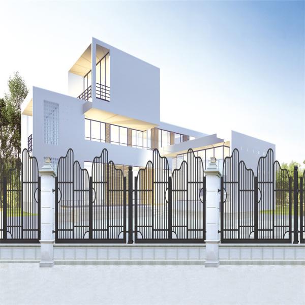 Security Handrail Balustrade Aluminum Fencing Forged Steel Flower Twist