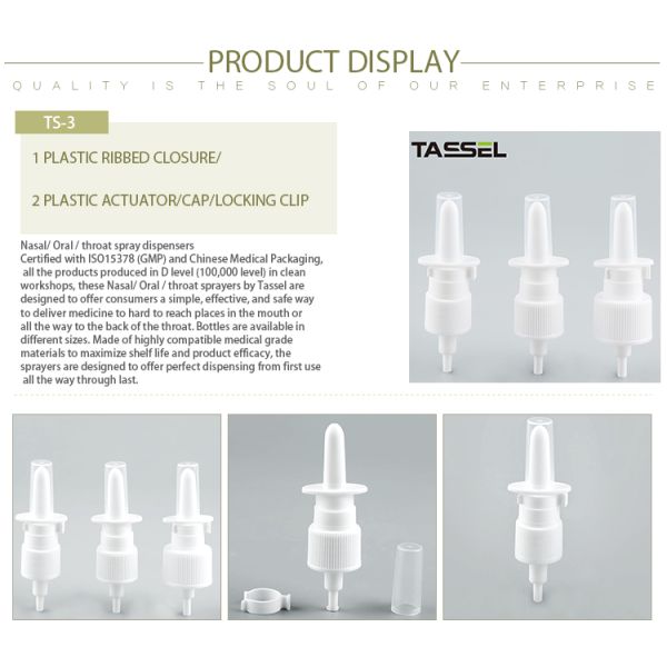 Medical Nasal Spray Pump Recyclable High Sealed Nasal Irrigation Pump