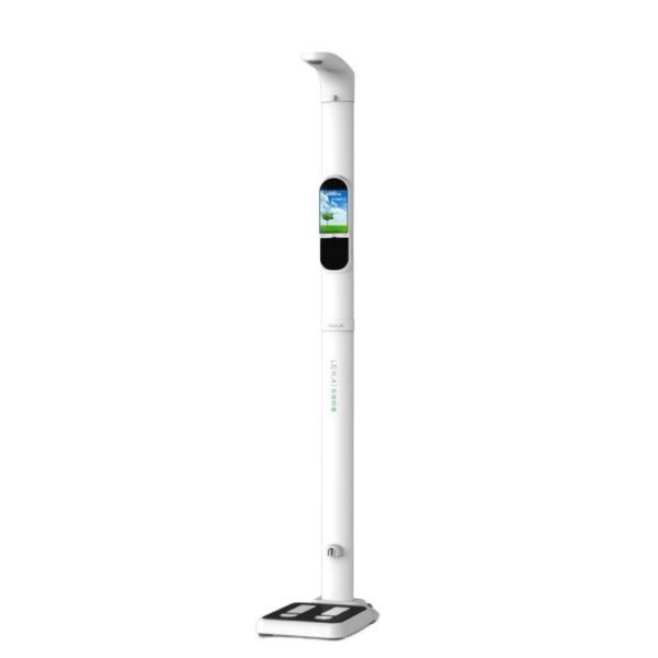 Ultrasonic BMI Height Weight Machine with Foldable Body and Platform Size of 330*550mm