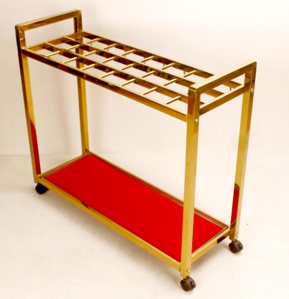 Gold Stainless Umbrella Stand Hotel Lobby Supplies Stainless Umbrella Rack