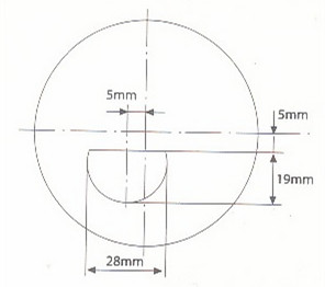 Flat Top Bifocal Spectacle Lenses , CR39 Non Coating 1.50 Lenses Far / Near Vision