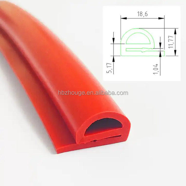 Силиконовая резиновая пенная полоска с сертификатом пищевого качества для индивидуальной формы и цвета