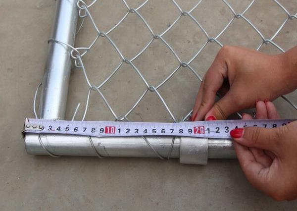 1⅞(48mm) tubing 6ft x 10ft cross brace temporary construction steel fence chain mesh 2¼x2¼(57mmx57mm) HDG to be 275g