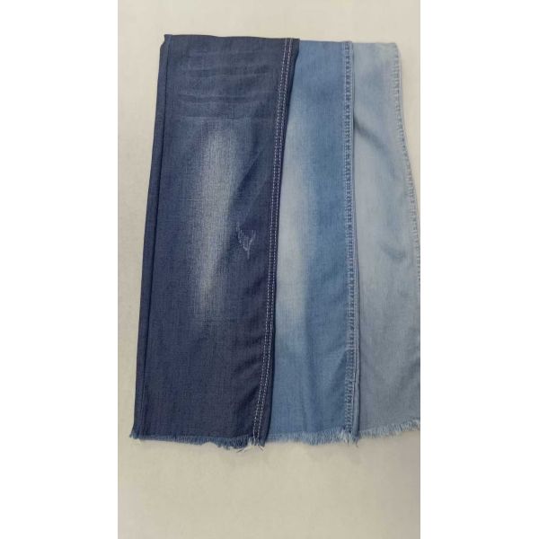 71% Lycell 5.8 oz Indigo oscuro con anchura completa 69/71 construcción 21+SB21*T400 twill Tejido de denim JSD2037 para mayoristas