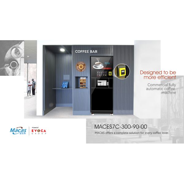 Fully Automatic Coffee and Tea Brew Vending Machine 220V Bean to Cup  Vending Coffee Machine