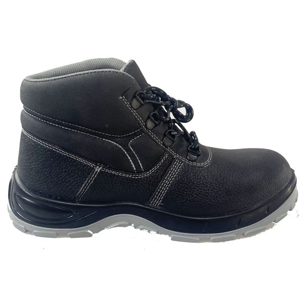 Men Women PU Injection Embossed Leather Lining Mesh PU Sole Safety Shoes With Puncture Resistant Work Boots