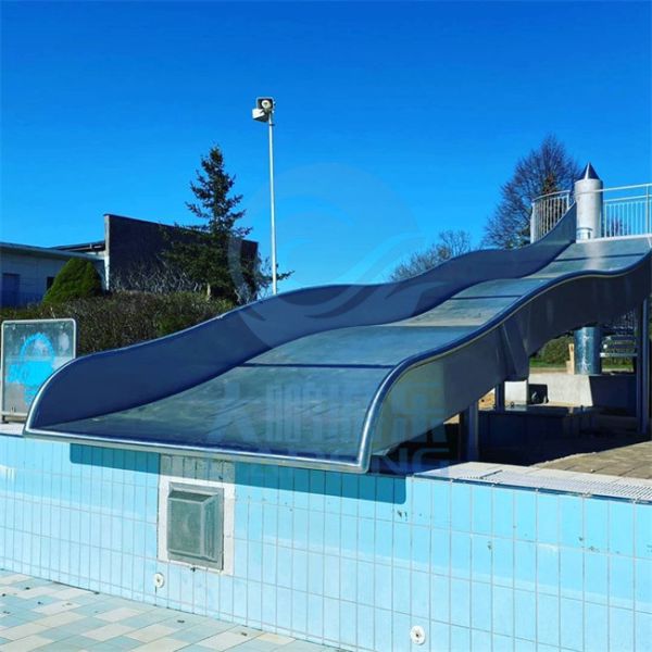 Stainless Steel Swimming Pool Water Slide 2.0m Height Anti Oxidation For Family