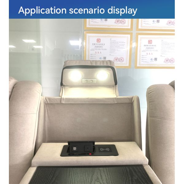 IP20 Adjustable Electrical Sofa Reading Lamp Light Touch Panel 29V