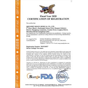 Shenzhen Rogin Medical Co., Ltd Сертификации