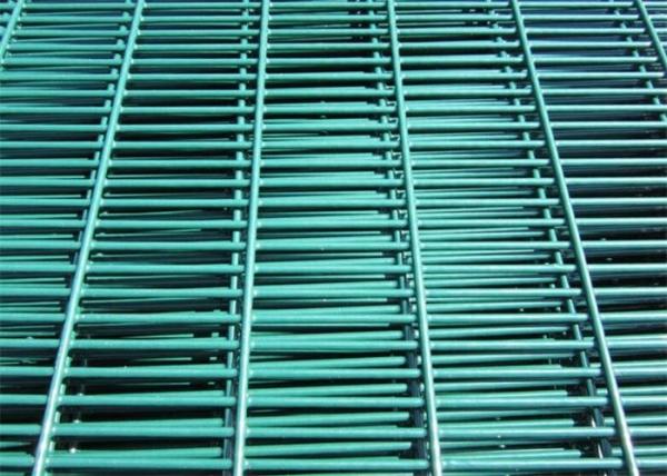 4mm Gauge 76.2×12.7mm Anti Climb Welded Mesh Panel Pvc Coated Welded Wire Fence