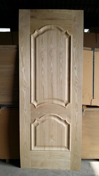 Natural Teak Veneer HDF MDF Door Skin For Commercial Interior Wood Doors Faced