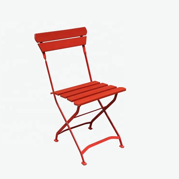 На открытом воздухе желтая складывая рамка трубки кресла для отдыха пляжа покрытая металлическим порошком складывает вверх Lounger пляжа