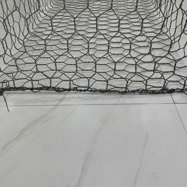 Woven Hexagonal Galvanized 4 X 1 X 1 PVC Coated Stone Basket Gabion Wall Fence Box Mesh For Wire Fencing
