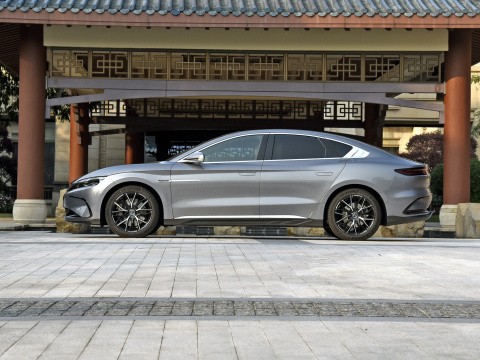 New Energy Vehicle 2022 BYD HAN EV chuangshi precursor honor version 715km enjoy type used car SUV china  Electro Car Automobile