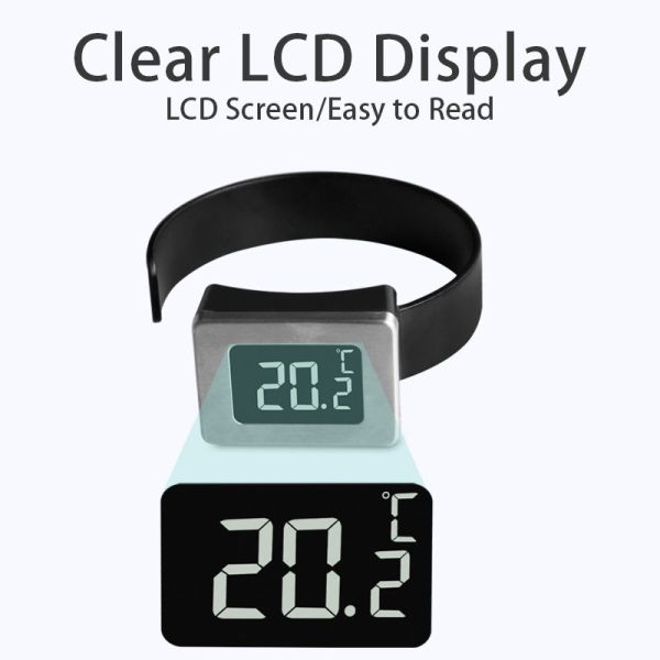 TL8028 Digital Temperature Measurement Band Wine Thermometer for Wine Bottles Digital Wine Temperature Gauge